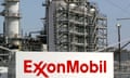 A view of the Exxon Mobil refinery in Baytown, Texas